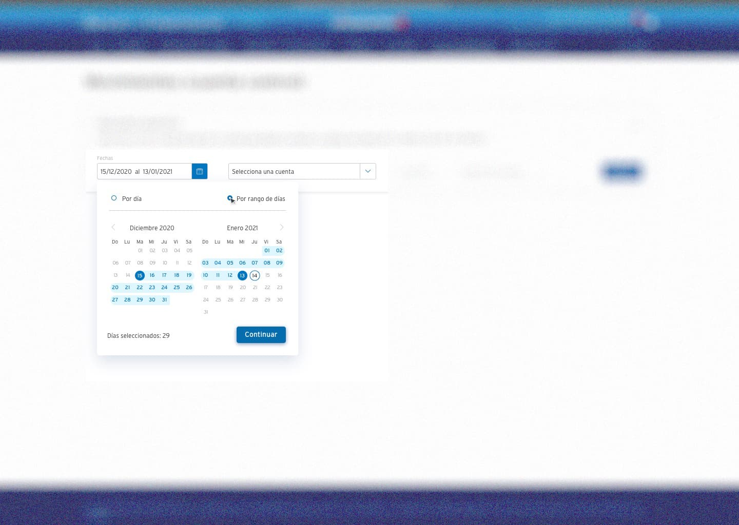 Date Picker rediseñado