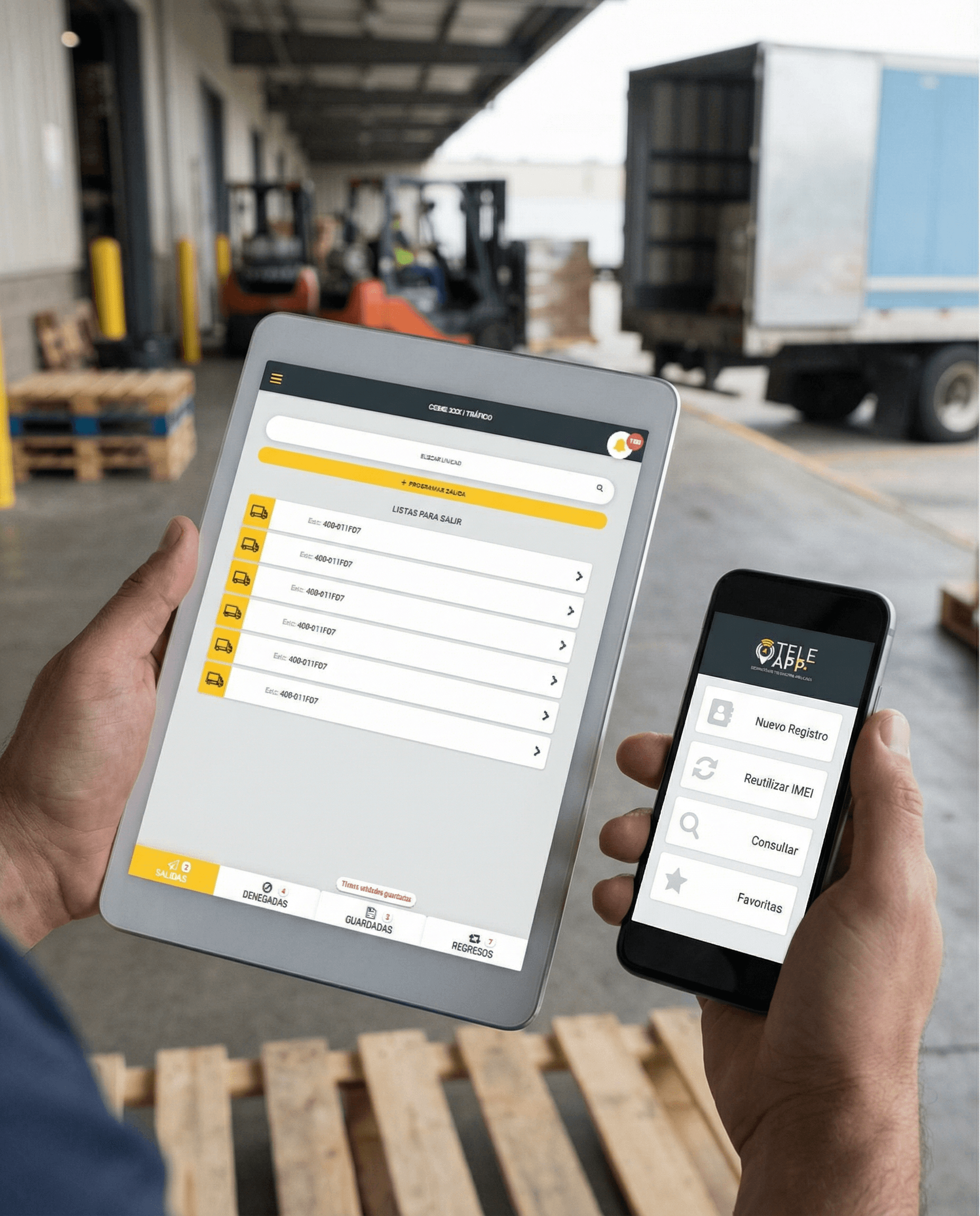 Interfaz de rastreo movil