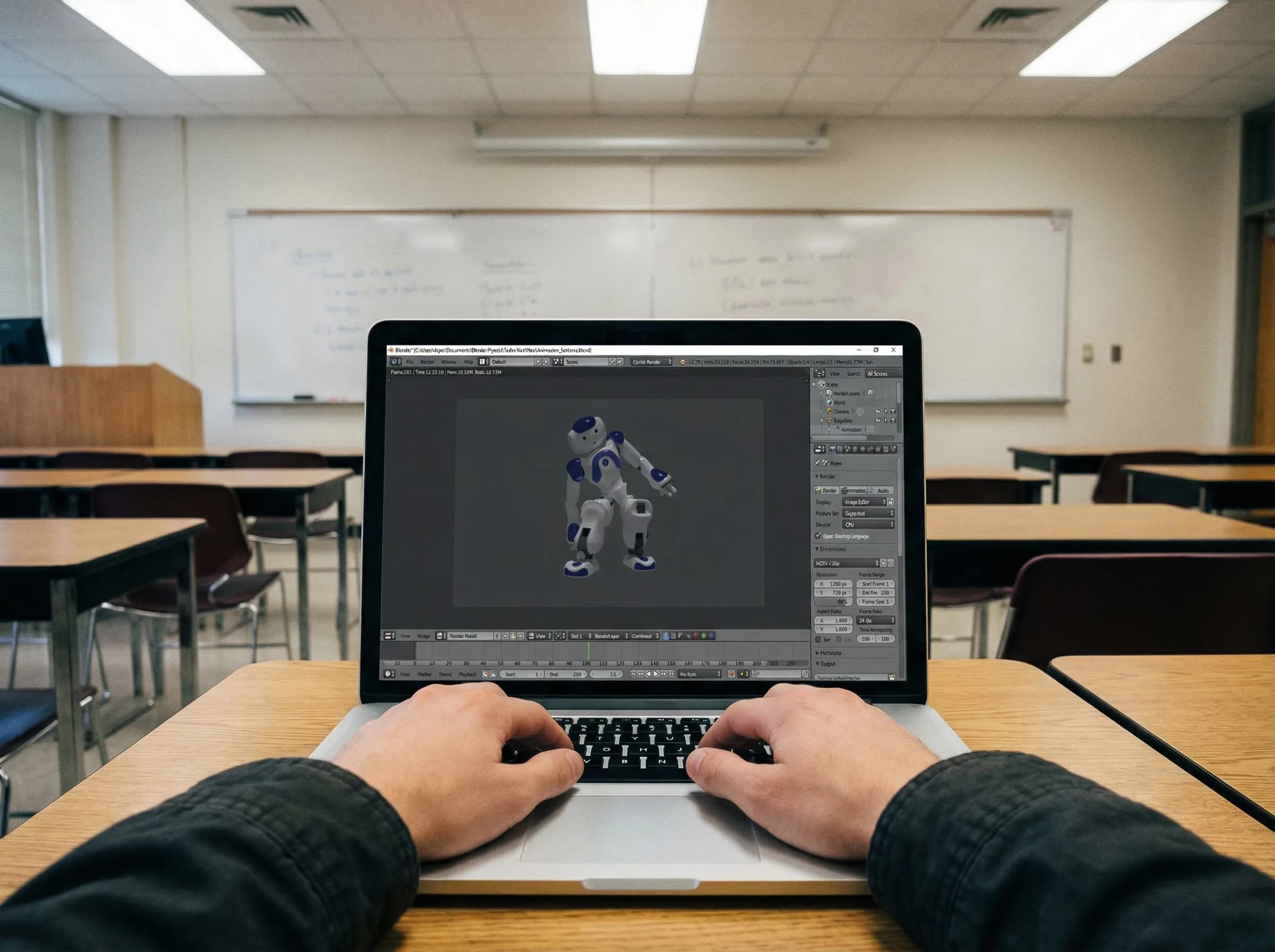 Proyecto educativo AR con robot NAO